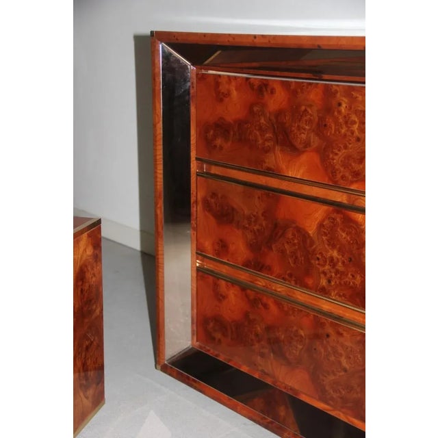 Set with Chest of Drawers & 2 Nightstands, 1970s, Set of 3 For Sale - Image 11 of 17
