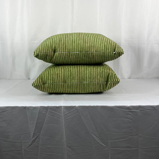 2020s Jane Shelton Somerset 19”x19” Feather Down Pillows - A Pair For Sale - Image 5 of 5