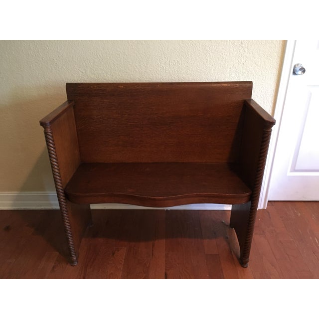 Antique Deacon's Bench | Chairish