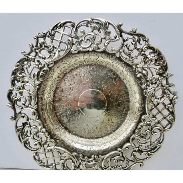 Sterling Silver Tray Mid-19th Century For Sale - Image 4 of 7