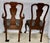 Queen Anne Mahogany Dining Chairs Attributed to Hickory Chair Set of 6 For Sale - Image 4 of 5