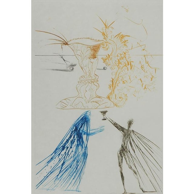 Salvador Dali, Tristan and Isolde, Engraving For Sale - Image 4 of 7