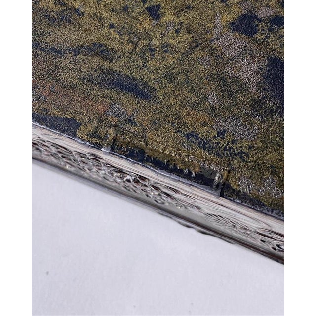 Vintage Japanese Silver-Plated Box with Dragon Motif and Wood Inlay, Early 19th Century For Sale - Image 16 of 17