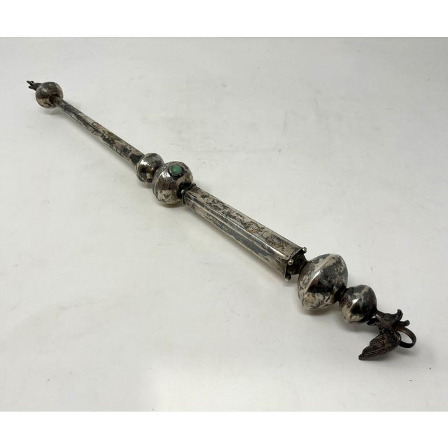 Price reduced $1,500. Now only $2,975! This museum-quality Silver Torah Pointer is one of the finest in the world. Silver...