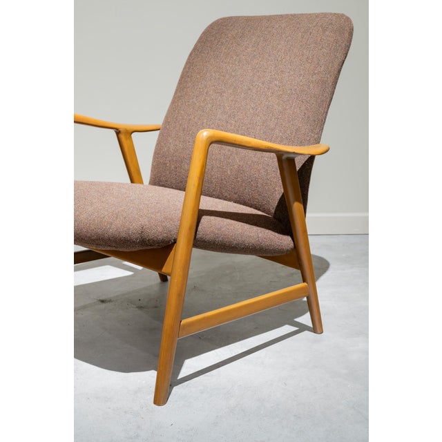 Italian Armchair with Arms, 1950s For Sale - Image 4 of 8