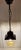 Rustic Vintage Rustic Ceiling Lamp with Black Metal Housing and Glass Shade from Honsel, 1990s For Sale - Image 3 of 8