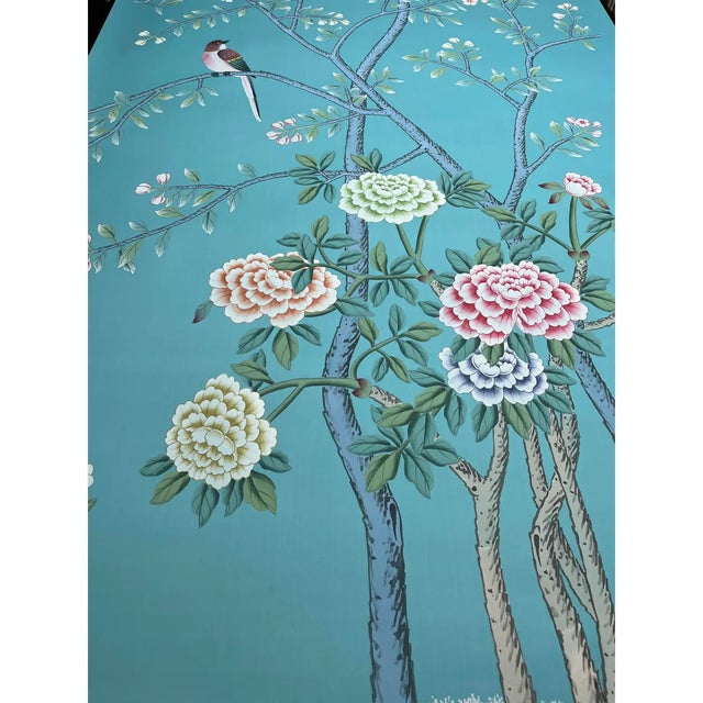 If you love the look of De Gournay wallpaper but not the price, this is for you. The listed price is for 4 panels, each...
