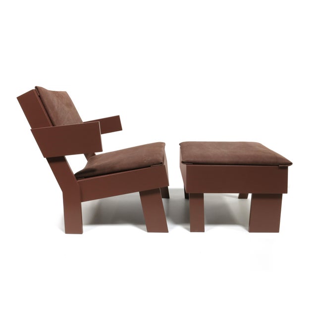 Set of Furniture Armchair and Ottoman by Tom Frencken For Sale - Image 11 of 11