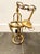 Metal Early 20th Century Two-Light Brass Lantern With Bow Details For Sale - Image 7 of 7