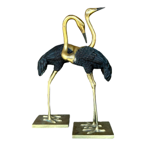 Vintage Boho Brass and Pewter - A Pair