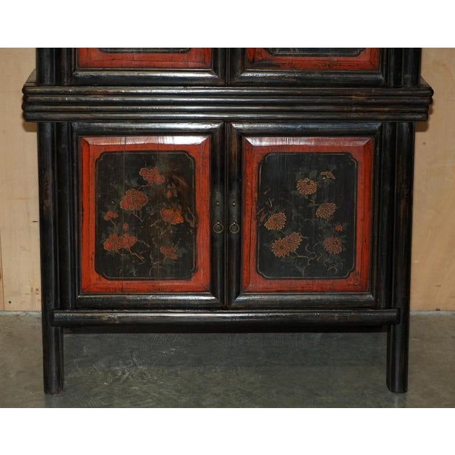 1920s Antique Chinese Export Compound Cabinet, 1920 For Sale - Image 5 of 18
