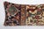 Antique Persian Heriz Lumbar Rug Pillow – Rare Handwoven Textile -16'' X 43'' For Sale - Image 4 of 10