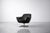 Mid-Century Scandinavian Modern Black Swivel Chairs, 1970s, Set of 2 For Sale - Image 17 of 18