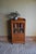 Antique Art Deco Oak Single-Door Display Cabinet For Sale - Image 11 of 11