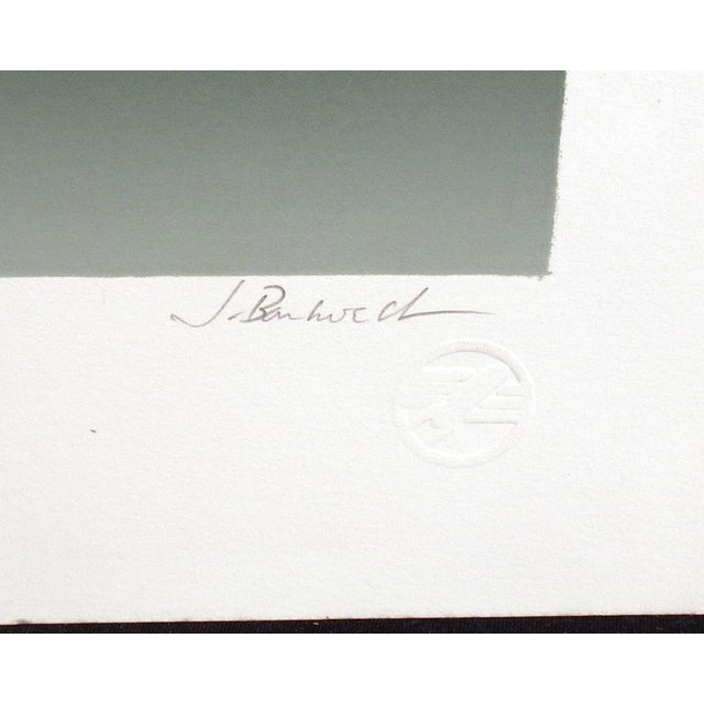 1990s Jim Boutwell "Coconino Ii" Hand Signed Art Serigraph Print Landscape Clouds For Sale - Image 4 of 6