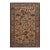 Impressive Beige Background Geometric Floral Pattern Malayer Design Persian Rug For Sale