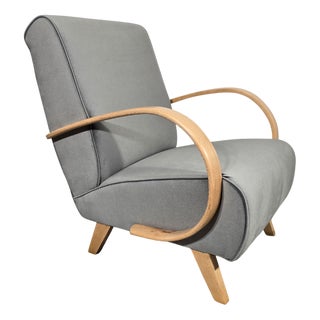 Art Deco Lounge Chair by Jindrich Halabala, 1940s For Sale