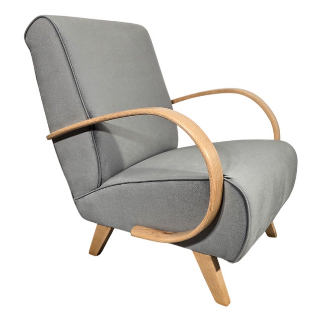 Art Deco Lounge Chair by Jindrich Halabala, 1940s For Sale