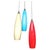 Vintage 3 Glass Pendant Lights from Vistosi, 1970s For Sale - Image 15 of 15