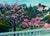 Mid Century Lotus Still Life / Bangkok Landscape on Verso (Double Sided) by Marge Quate Burt For Sale In Monterey, CA - Image 6 of 7