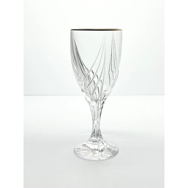Lenox Lenox “Debut (Gold)” Crystal Iced Tea Glasses - Set of 6 For Sale - Image 4 of 7