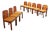 Chairs by Silvio Coppola for Bernini, Set of 8 For Sale