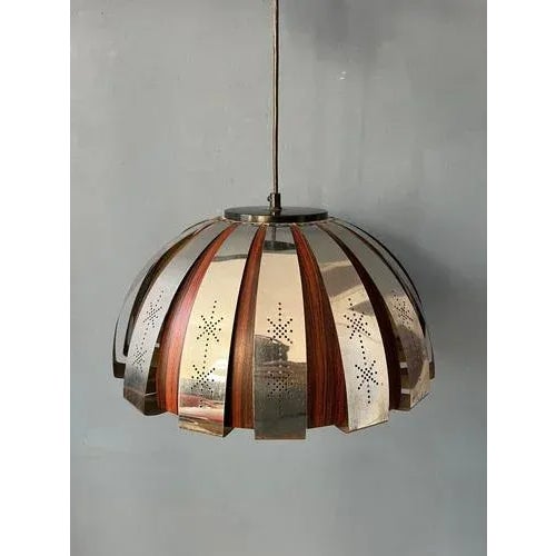 Mid-Century Pendant Lamp by Werner Schou for Coronell Elektro Denmark For Sale - Image 6 of 11