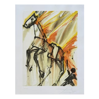 Salvador Dali, Clavilegnio, Dalinean Horses, Original Lithograph For Sale