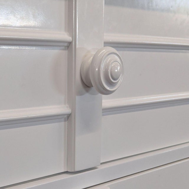 Wood Stanley Furniture Cypress Grove White 6 Drawer Dresser For Sale - Image 7 of 8