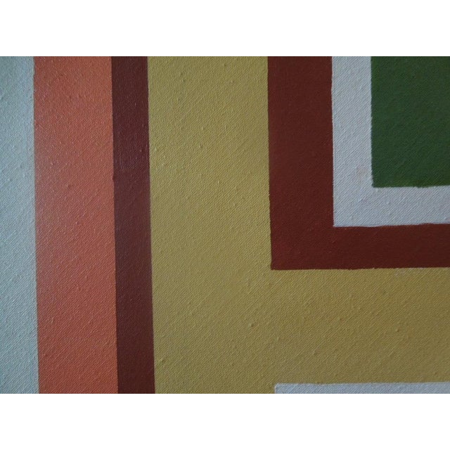 Mid-Century Modern 1975 Frank Roth Abstract Pop Art Painting For Sale - Image 3 of 9