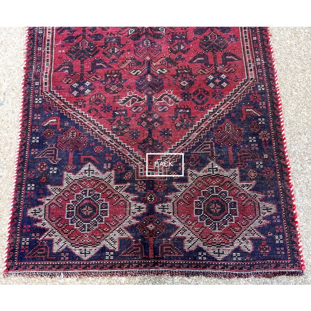 Fine Geometric Caucasian Handwoven Runner For Sale - Image 17 of 18