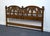 DREXEL HERITAGE Bishopsgate Collection English Tudor Style King Size Headboard 120-511-2 in 673 Finish 44.5" High 81" Wide...