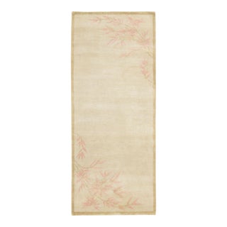 Contemporary Chinese Deco Style Wool Runner by Rug & Kilim, India For Sale