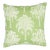 Schumacher Grand Palms Indoor/Outdoor Pillow 22" x 22" in Green For Sale