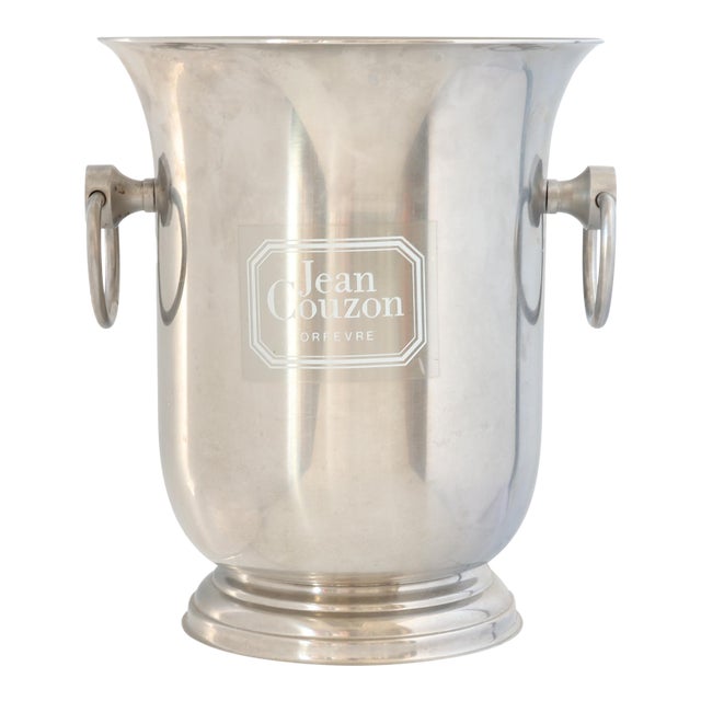 Vintage French Jean Couzon Orfevre Champagne Bucket For Sale