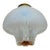 Vintage Hand Blown Italian Venetian Opal Glass Chandelier Ceiling Fixture Shade For Sale