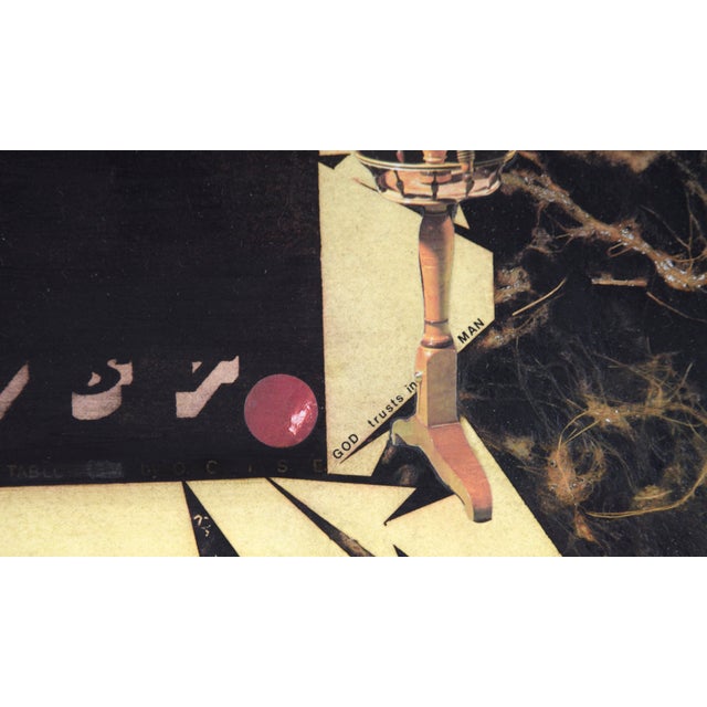 "Artist Making Money" Satirical Bond Paperwork Collage by Mickey "Kano" Kane For Sale In Monterey, CA - Image 6 of 9