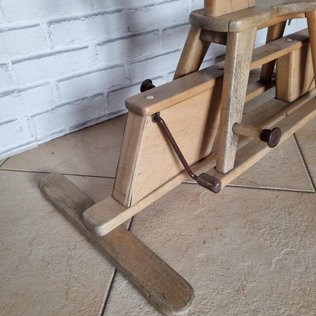 Brown Rocking Horse, 1970s For Sale - Image 11 of 18