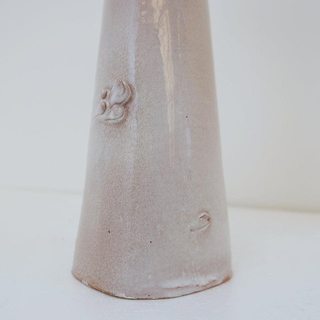 Sculpture Female Face Flower Vase in Ceramic For Sale - Image 10 of 18