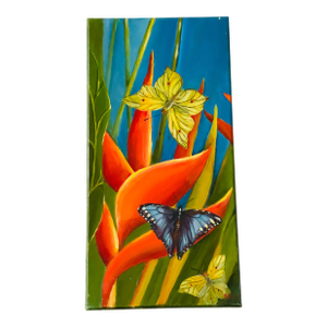 Contemporary Original Art -Florida. Butterfly Painting