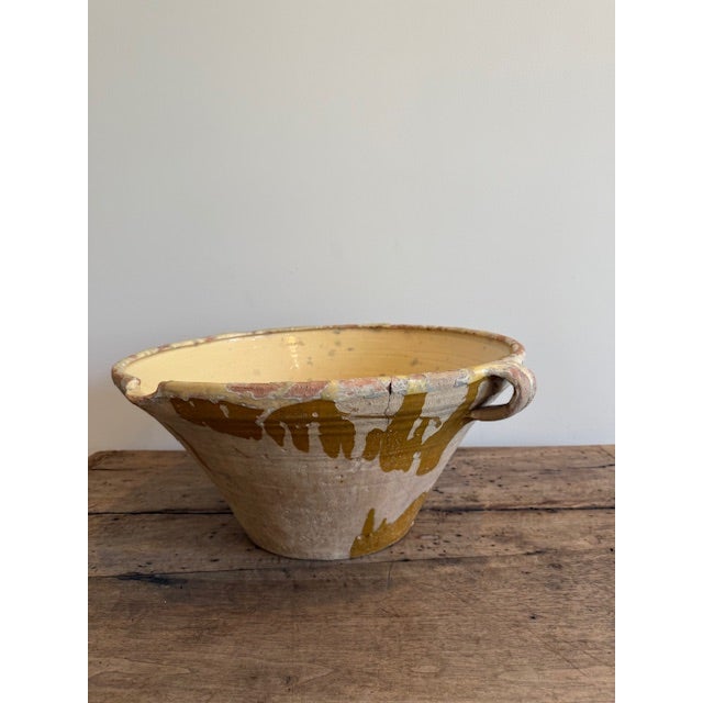 A dreamy French tian bowl straight from Provençe. A true kitchen workhorse turned collectible, these antique bowls date...