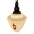 Early 20th Century Art Deco White Milk Glass Skyscraper Star Hanging Pendant Light Fixture For Sale