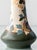 Art Nouveau Ceramic Table Lamp by Arnhem, 1920, with New Silk Lampshade, 1890s For Sale - Image 6 of 18