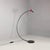 Metal Italian Space Age Metal, Acrylic Glass and Marble Black Violet Arc Floor Lamp, 1980s For Sale - Image 7 of 18
