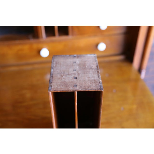 Antique Biedermeier Style Secretary Desk ~ Chest of Drawers For Sale - Image 10 of 13