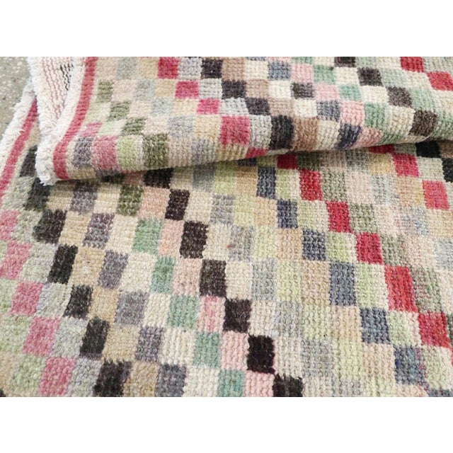Galerie Shabab Collection Mid-20th Century, Handmade Turkish Anatolian Throw Rug For Sale - Image 10 of 10
