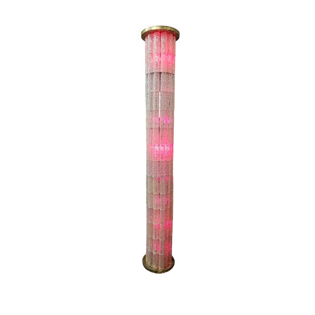 Splendid floor lamp measuring 234cm in height 16 bulbs, 8 yellow, 8 red 3 switching options: yellow light only, red light...