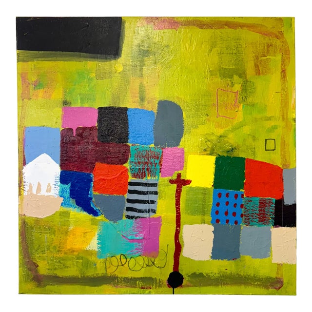 Contemporary Mountain of Evidence by Patricia Zinsmeister Parker Painting For Sale