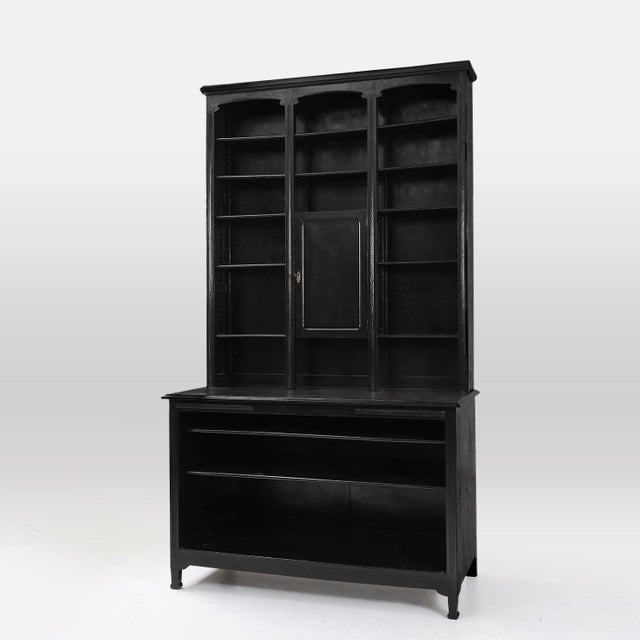 Art Nouveau Pharmacist Cabinet in Oak, France, 1910s For Sale - Image 13 of 13
