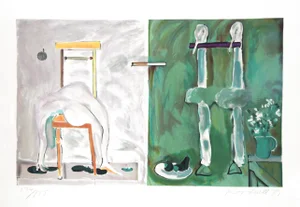 Daniel Marshall Lithograph - Duck Series Chair